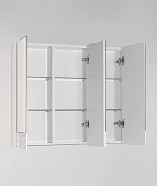 Зеркальный шкаф Style Line Ассоль 80 см техноплатина