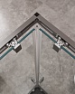 Душевой уголок Cezares MOLVENO-AH-22-120/110-C-GM-IV 120x110 прозрачный, оружейная сталь