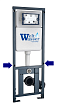 Комплект Weltwasser 10000010543 унитаз Gelbach 041 MT-BL + инсталляция Marberg 410 + кнопка Mar 410 SE MT-BL