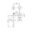 Смеситель для раковины Caprigo Don 53-027-NER черный