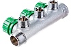 Регулирующий коллектор FAR 3/4" ВР-НР с 3 отв. 1/2" НР межосев. 45 мм FK 3822 3412