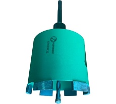 Коронка алмазная по бетону 90 мм с хвостовиком Резолюкс 59090