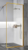 Душевая перегородка Vincea Walk-In VSW-1HP120FLBG 120x200 брашированное золото, рифленое