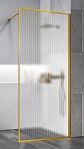 Душевая перегородка Vincea Walk-In VSW-1HP120FLBG 120x200 брашированное золото, рифленое