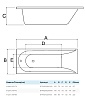 Акриловая ванна Alba Spa Impero 180x80 белый ВПР0210200100