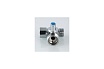 Шаровой кран для подключения сантехнических приборов 1/2х3/4х1/2 Valtec VT.256.N.04