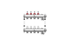 Коллектор в сборе Wester нержавеющая сталь, 1&quot;-3/4&quot;, с расходомерами, на 4 выхода 0-32-1820