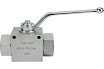 Гидравлический шаровой кран TITAN LOCK 1", типа ВР-ВР, с креп. отв., сталь TLHYDV1F