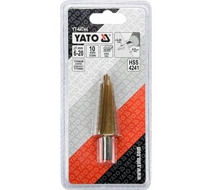 Сверло ступенчатое по металлу 6-20 мм Yato YT-44744