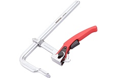 Цельнометаллическая струбцина REKON RF03-200-80 c храповиком 58106