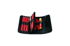 Набор отвёрток-насадок диэлектрических с рукояткой-держателем WERA VDE, 18 предметов, WE-003471