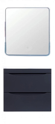 Тумба с раковиной Style Line Бергамо мини Люкс Plus 60 см подвесная