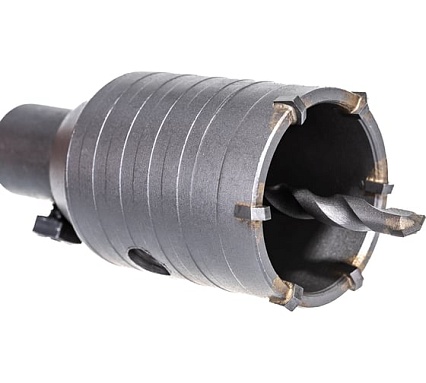 Коронка с державкой по бетону Зубр 50 мм, SDS-Plus 29211-50