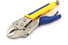 Клещи зажимные универсальные KUBIS 180 мм, C45, HRC 44-48 02-03-6018