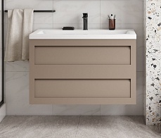 Мебель для ванной Art&Max Platino 90 см капучино матовый