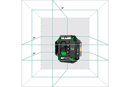 Профессиональный лазерный уровень ADA LaserTANK 4-360 GREEN ultimate edition А00632