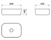 Раковина Point Веста PN43701WB 46 см белый