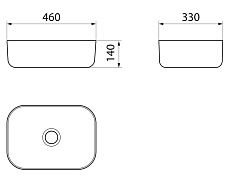 Раковина Point Веста PN43701WB 46 см белый