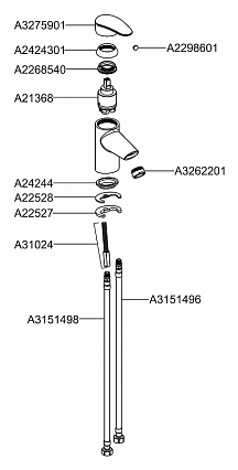 Душевой набор VitrA Dynamic S A49152EXP