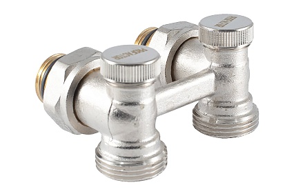 Узел нижнего подключения радиатора PROFACTOR угловой 1/2 х 3/4"ЕК PF RVA 611