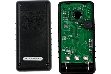 Мультиметр Тундра mini, DT-182, ACV/DCV, DCA, 200-200MΩ, проверка батареек 1.5 и 9 V 1026052