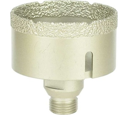 Коронка алмазная, вакуумное спекание (85х40 мм; 1/2"; М14) TECH-NICK TUK 136.600.7030