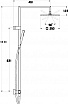 Душевая стойка Hansa Prisma 58099113 с термостатом