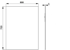 Зеркало Ideal Standard Connect 60 см