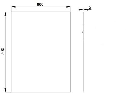 Зеркало Ideal Standard Connect 60 см