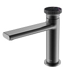 Смеситель для раковины Black&White Gravity GF-7107-GM оружейная сталь