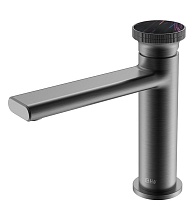 Смеситель для раковины Black&White Gravity GF-7107-GM оружейная сталь