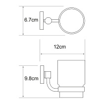 Держатель для стакана WasserKRAFT Rhein K-6228