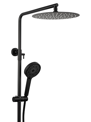 Душевая стойка Wonzon&Woghand Stick WW-88739903-MB термостат, черный матовый