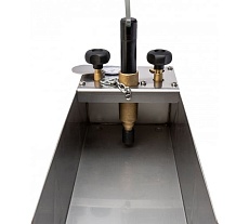 Ручной опрессовщик Icomar INOX 60 бар, двухклапанный, нержавеющая сталь 00915.5
