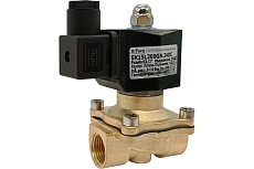 Соленоидный клапан прямого типа с мембраной принудительного подъёма ArTorq SK15L200GN.24DC 2/2 нормально закрыт, G 1/2”, корпус латунь
