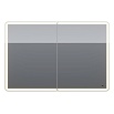 Зеркальный шкаф Lemark Element 120x80 с подсветкой LM120ZS-E, белый глянец
