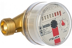 Счетчик горячей воды Ителма 1/2&quot; Ду=15, L=110 мм без штуцеров ИС.160005