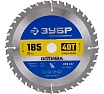 Диск пильный по дереву Зубр Оптима 185x20 мм, 40Т 36903-185-20-40_z01