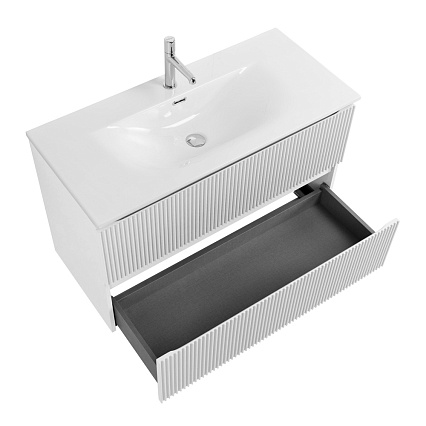 Мебель для ванной BelBagno Uno 100 см Bianco Opaco