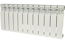 Биметаллический радиатор Rommer Profi BM 350 BI350-80-80-130 12 секций RAL9016 86633