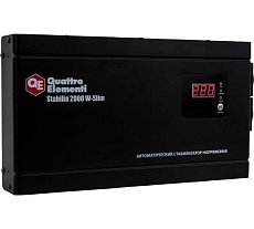 Настенный стабилизатор напряжения Quattro Elementi Stabilia 2000 W-Slim 772-586