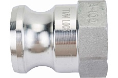Камлок соединение типа А (1&quot;; ниппель; внутренняя резьба BSP; алюминий) TITAN LOCK TL100AAL