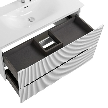Мебель для ванной BelBagno Uno 100 см Bianco Opaco