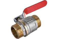 Шаровой кран AquaHit полнопроходной наружная-наружная, ручка 1" BV.316.06