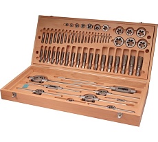 Набор метчиков и плашек VOLKEL M5-M30 HSS-G 62 предмета V48007