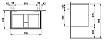 Тумба с раковиной Laufen Palomba 80 см 2 ящика, белый