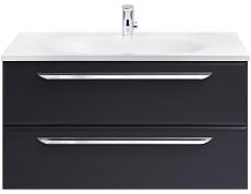Тумба с раковиной Cezares Eco 90 см Grafito