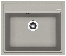 Кухонная мойка Florentina Липси 60 см, грей FSm