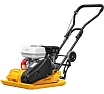 Виброплита SKIPER C60H-WMT (Honda GX160, 5.5лс, плита 53x37 см, 11кН, 25м/мин, бак/вод, рез ковр, колеса) 00-00008185