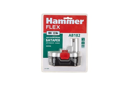 Аккумулятор Flex AB182 (18 В; 1.2 Ач) для Flex ACD182 Hammer 36164